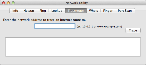 Traceroute for mac os versions